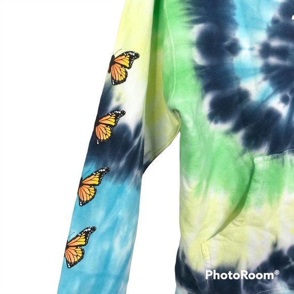 BSR by Samii Ryan tie-dye Growth Comes from Within pull over hoodie size M - Picture 5 of 8